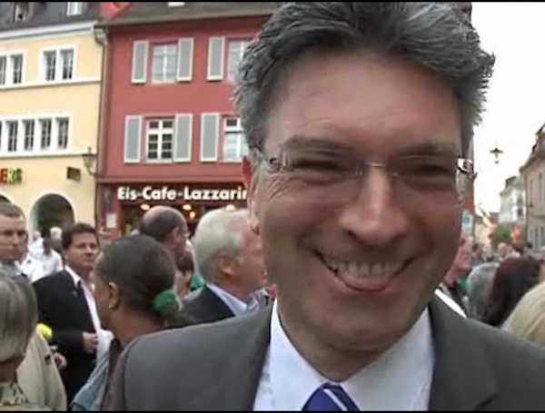 Dr. Dieter Salomon kurz nach seiner Wiederwahl im Interview mit der Badischen Zeitung.